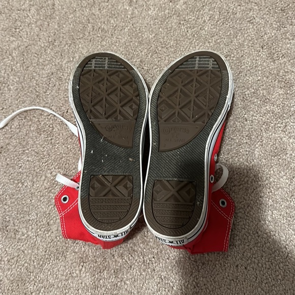 Converse All Stars RedYouth size 3 - Picture 5 of 5